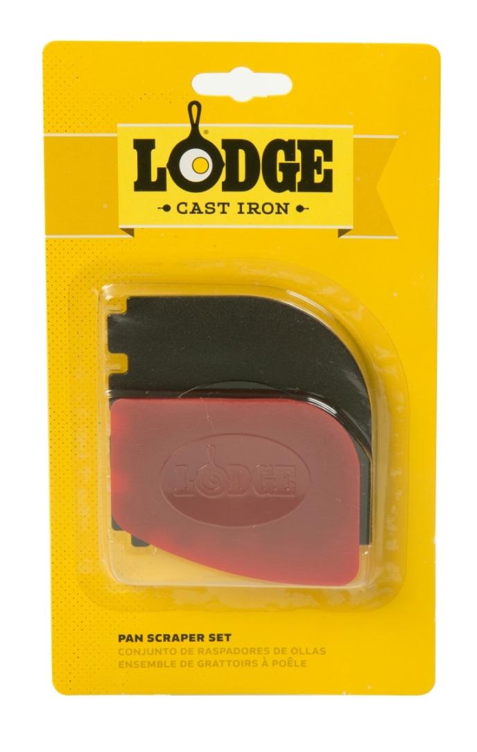 Lodge Cast Iron Scraper Combo Set
