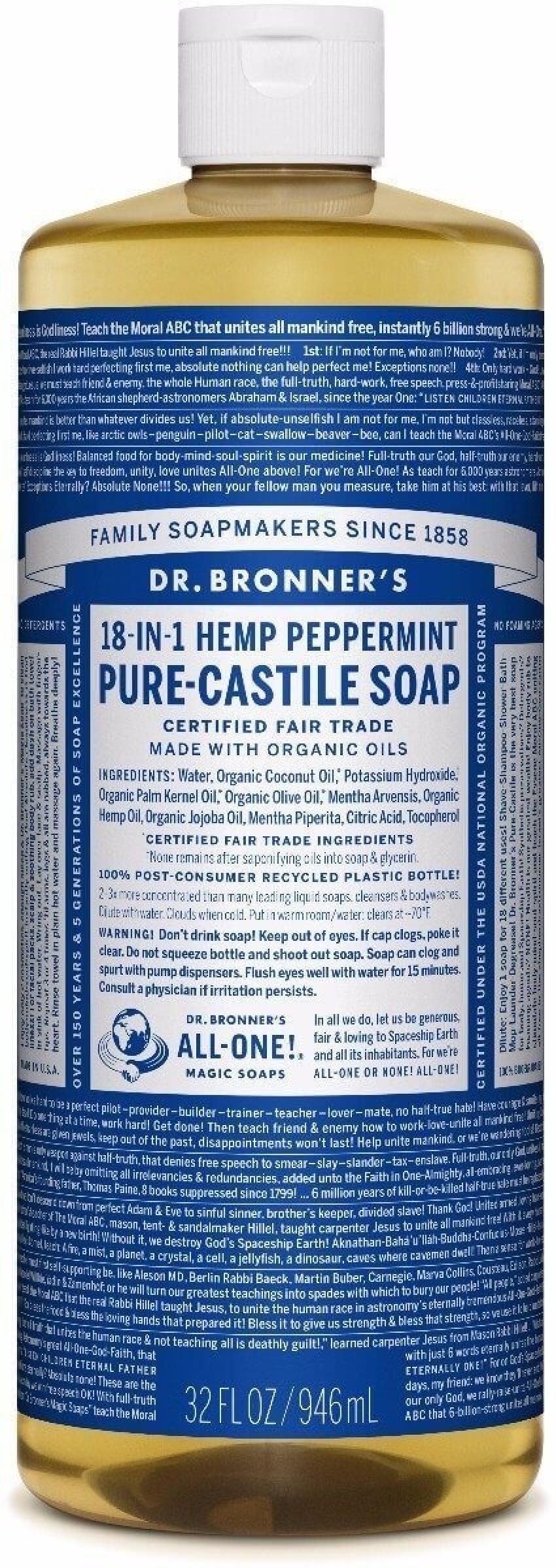 Dr. Bronner's Liquid Castille Soap