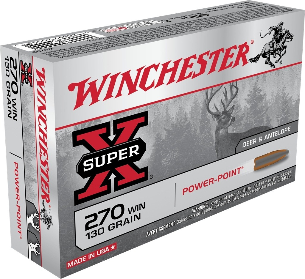Winchester Super-X 270 Winchester 130 Grain Power-Point