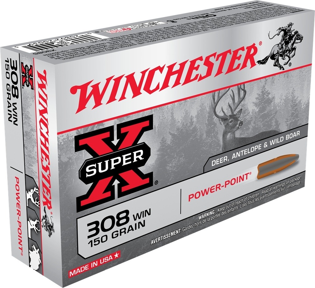 Winchester Super-X 308 Winchester 150 Grain Power-Point