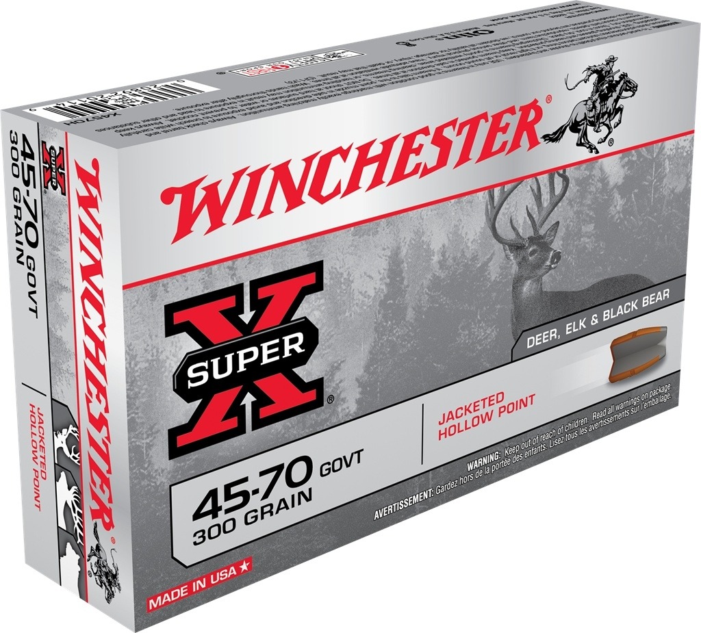 Winchester Super-X 45-70 Government 300 Grain Jacketed Hollow Point