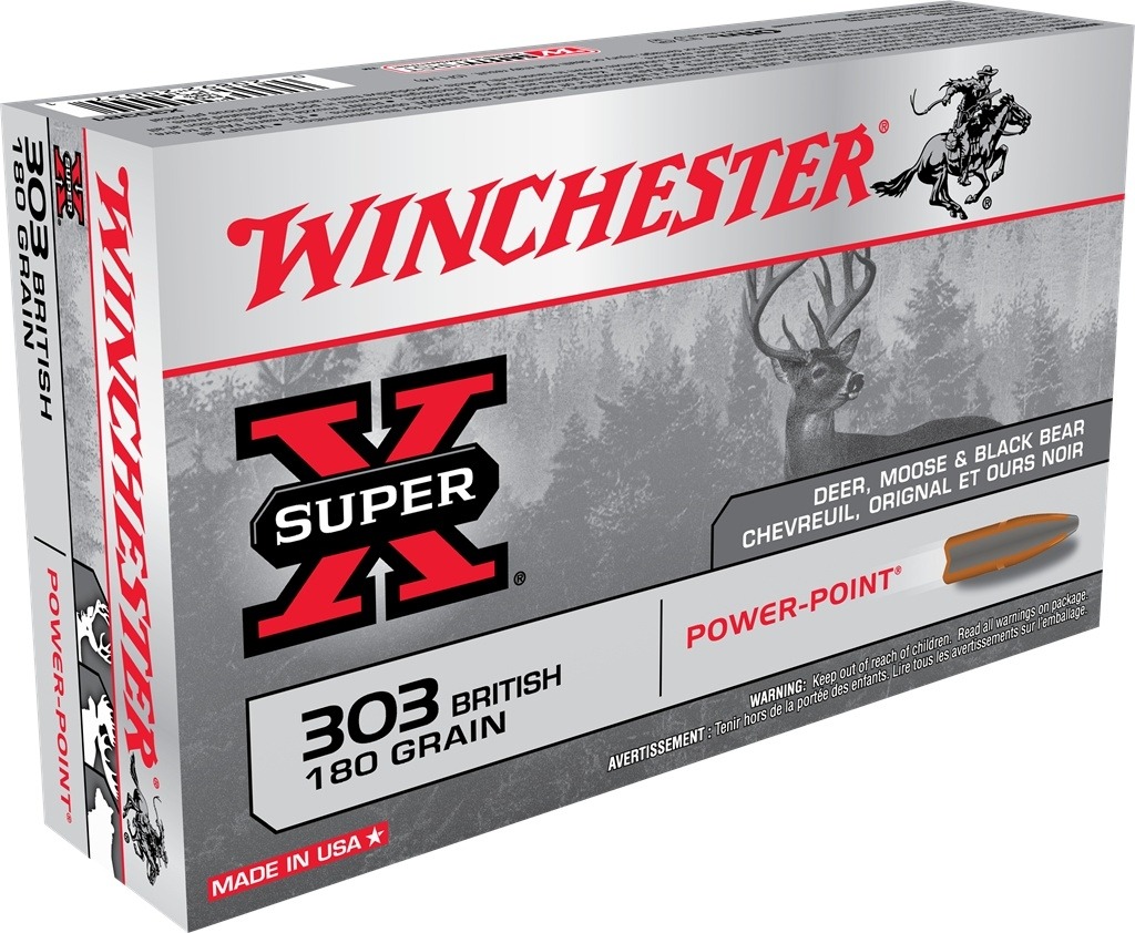 Winchester Super-X 303 British 180 Grain Power-Point