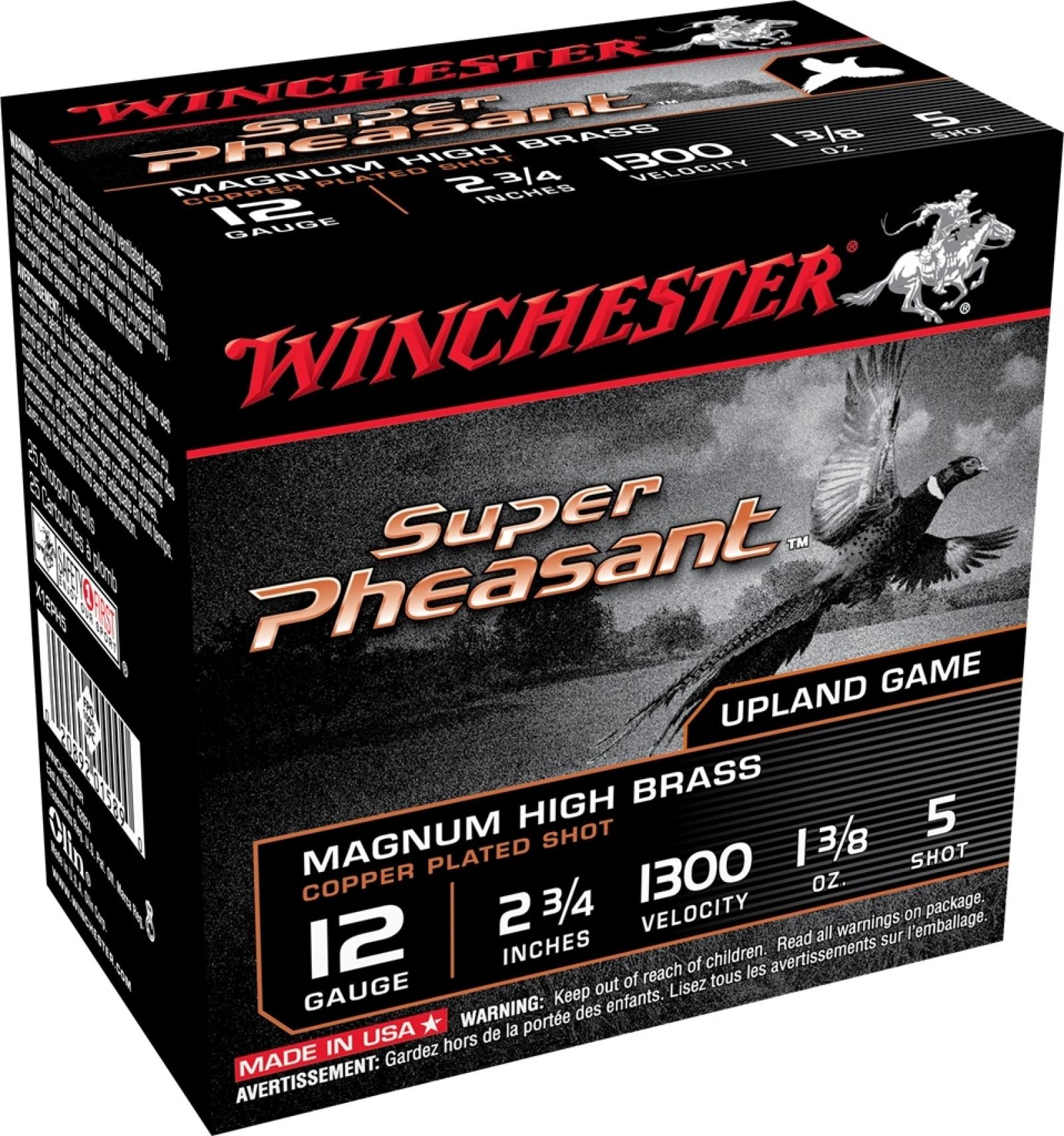 Winchester Super-X Super Pheasant Copperplated 12 Gauge #5 Shotshells