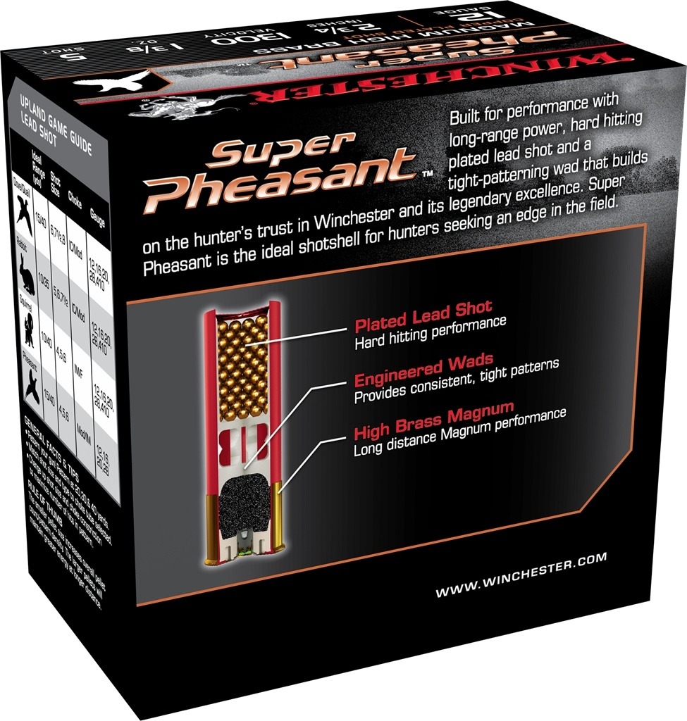Winchester Super-X Super Pheasant Copperplated 12 Gauge #5 Shotshells