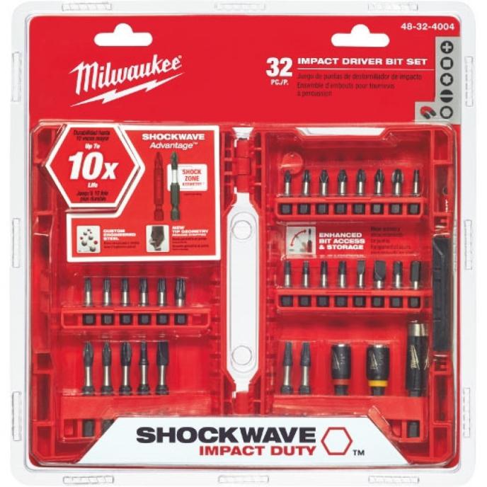 Milwaukee SHOCKWAVE™ Impact Duty Driver Bit Set - 32PC