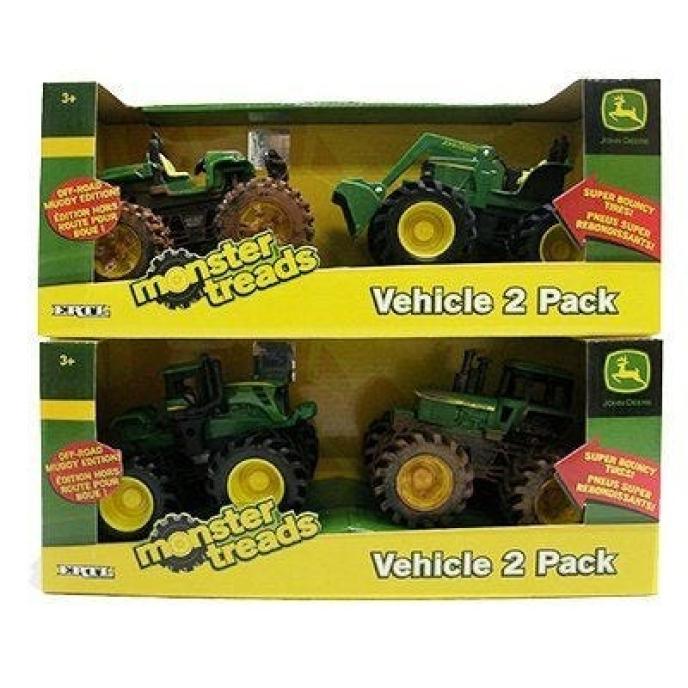 John Deere Monster Treads Toy Vehicles, 5-In., 2-Pk.