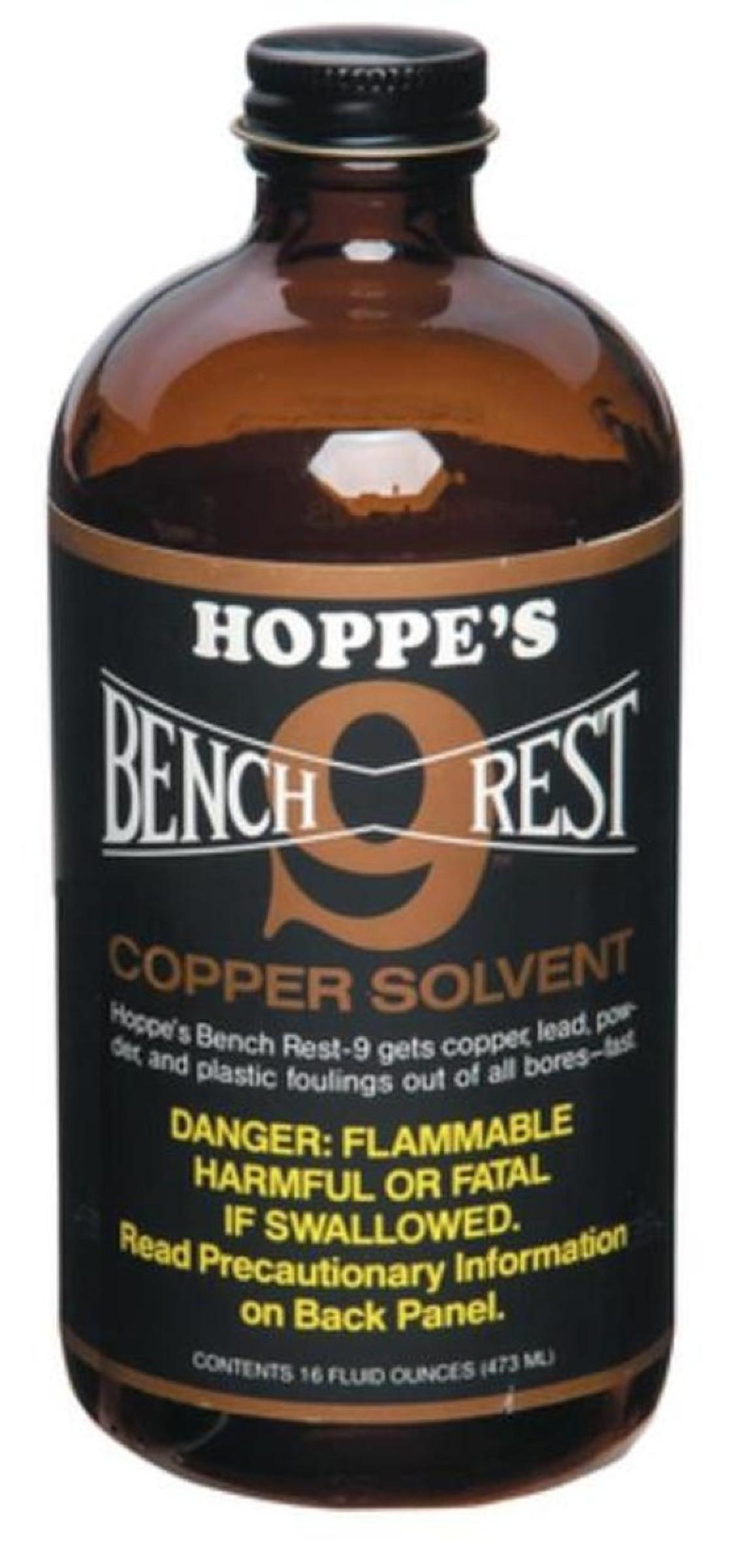 Blackhawk Hoppe's Bench Rest No. 9 Liquid Copper Solvent is what you need to get your firearm clean. This solvent comes