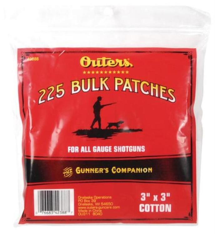 Outers Bulk Patches Shotgun 225 Pack
