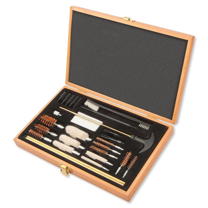 Outers Cleaning Kit, Universal, 28 Piece Wood Box