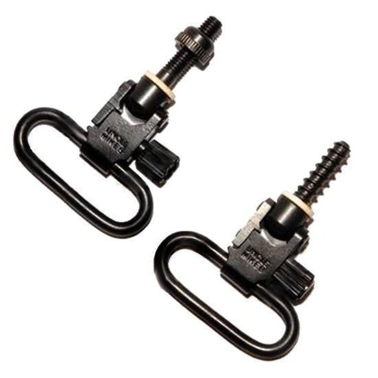 Uncle Mike's Quick Detachable Bolt Action Rifles 1.25" Sling Swivel Set Steel Blued Finish