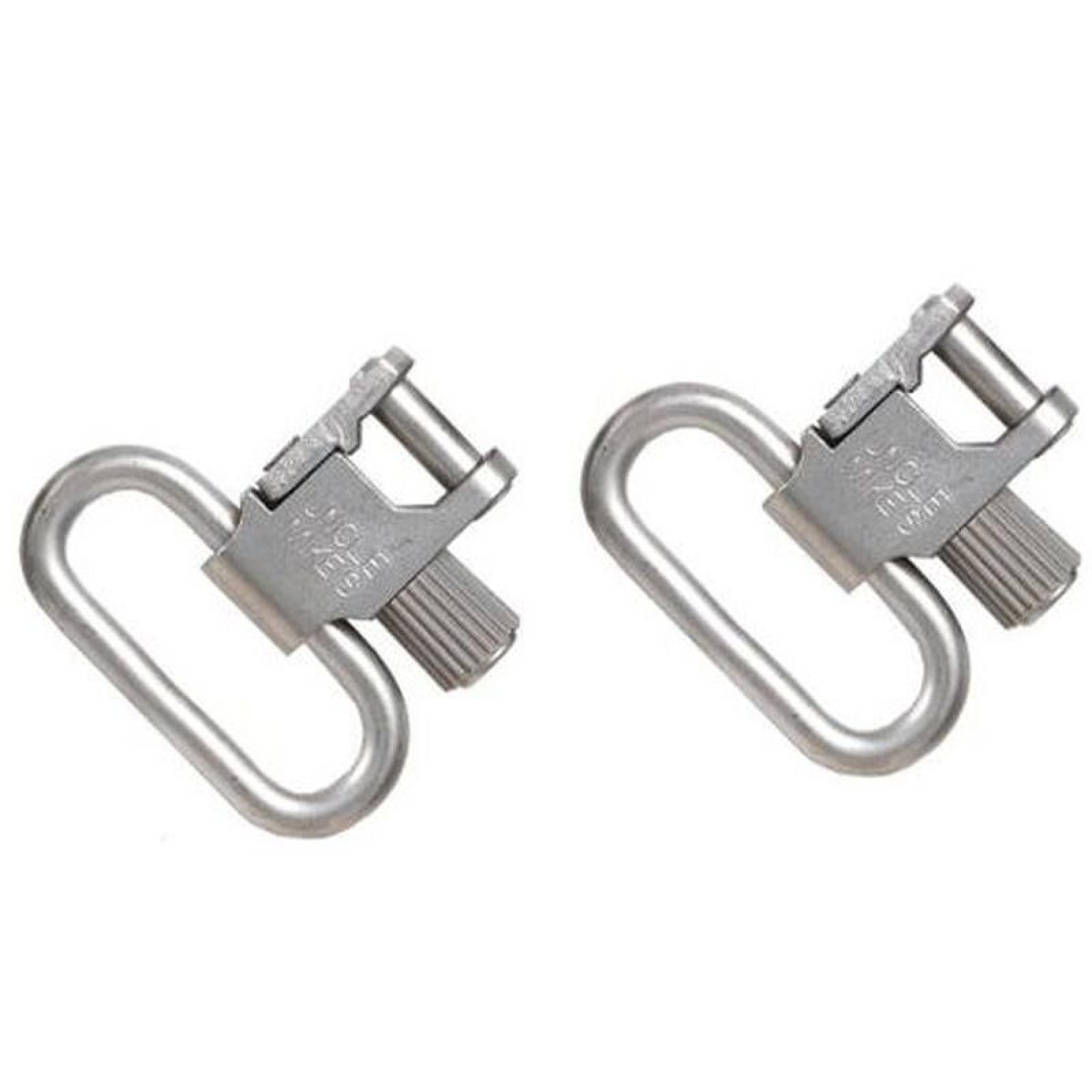 Uncle Mike's Quick Detach 1" Super Sling Swivel Steel Nickel Plated