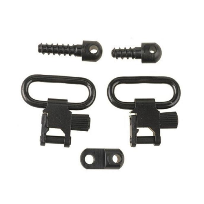 Uncle Mike's Ruger Auto/Single Shot Carbine Swivels 1" Steel Black