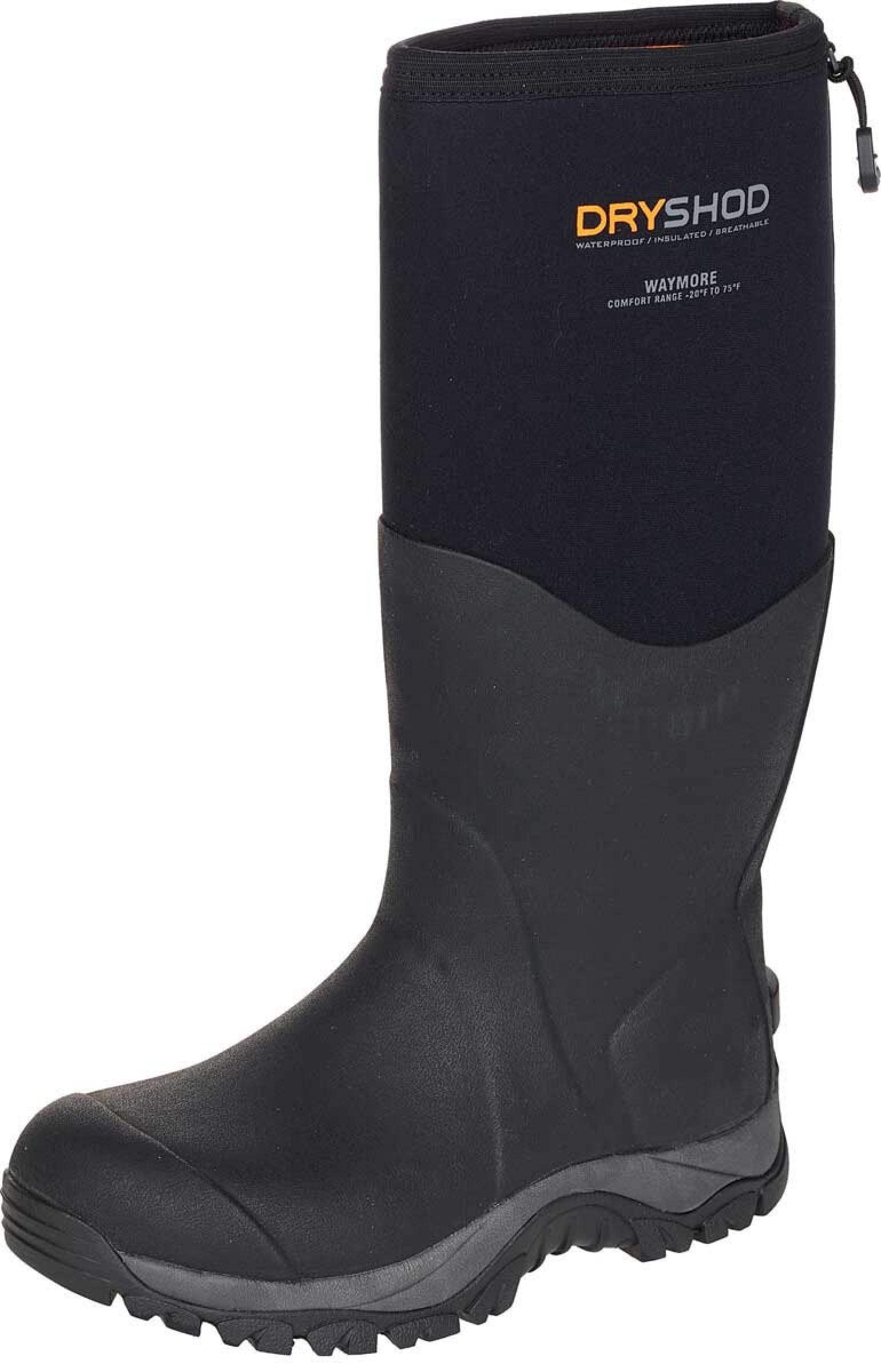 Dryshod Waymore Mens Rubber Boot Black 7