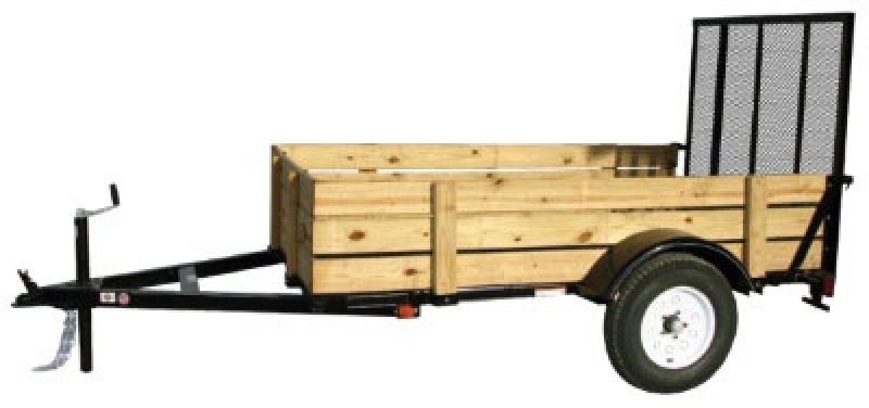 Carry-On Utility Trailer 5x8 Woody