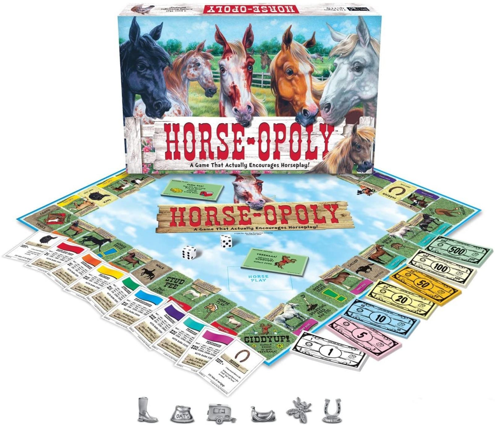 Horse-Opoly Board Game Pieces