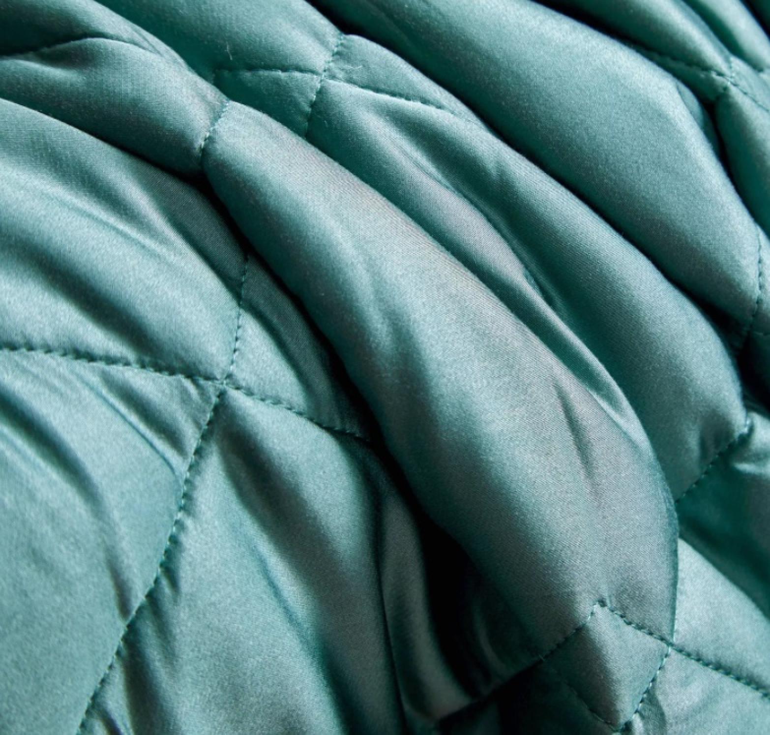 Sutton 15lbs Rayon from Bamboo Weighted Green Blanket Texture