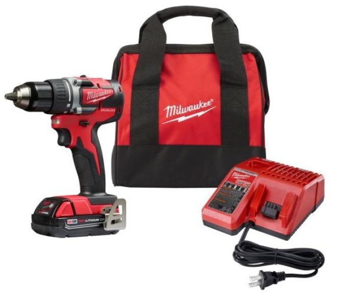 Milwaukee M18 Compact Brushless 1/2" Drill/Driver Kit