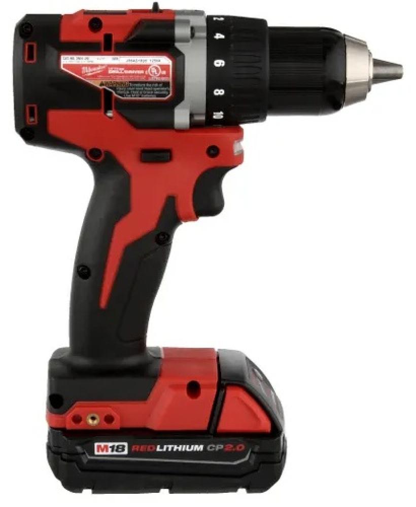 Milwaukee M18 Compact Brushless 1/2" Drill/Driver Kit Right Side