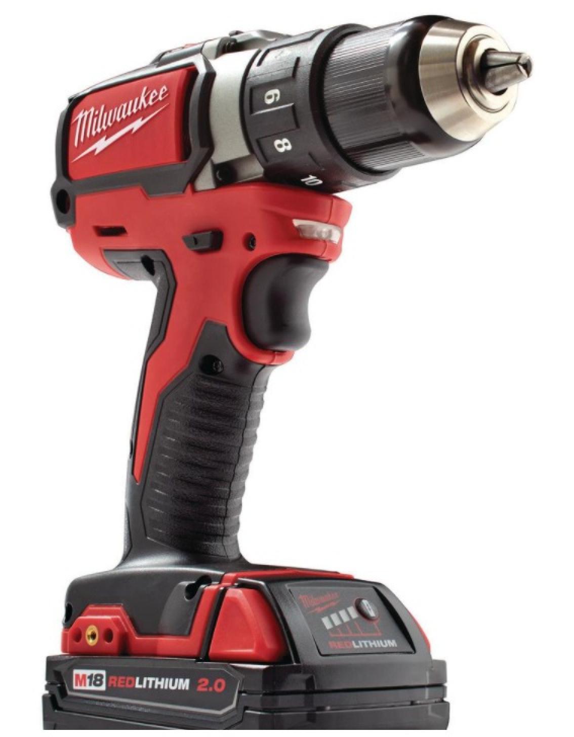 Milwaukee M18 Compact Brushless 1/2" Drill/Driver Kit Right Side Angle