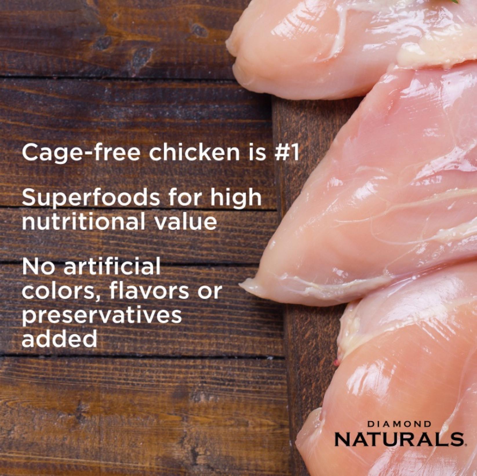 Diamond Naturals Chicken & Rice Formula All Life Stages Dry Dog Food Ingredients