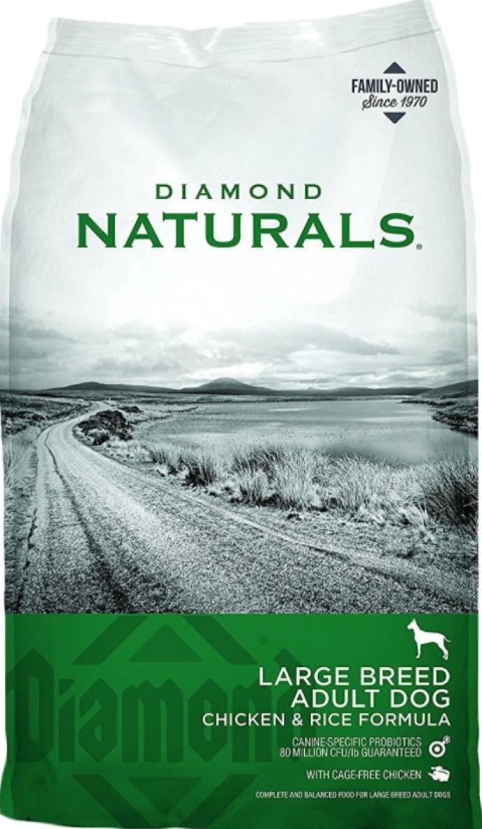 Diamond Naturals Large Breed Adult Chicken & Rice Formula Dry Dog Food Front