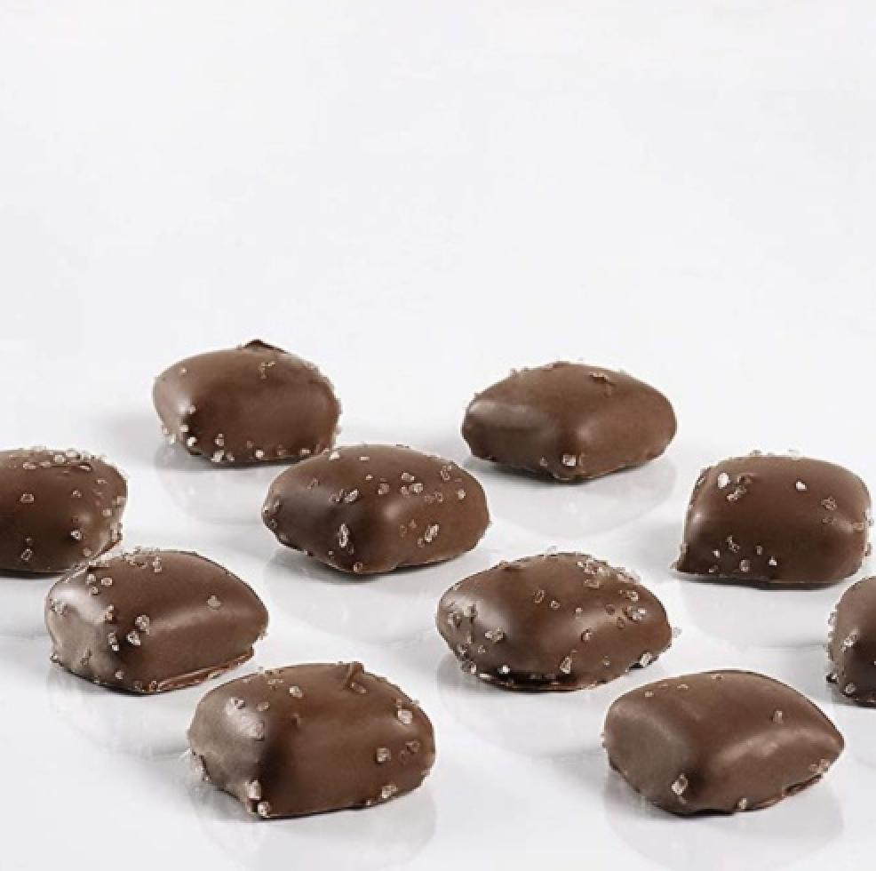 Sanders Chocolates Original Milk Chocolate Sea Salt Caramels Individual Candy