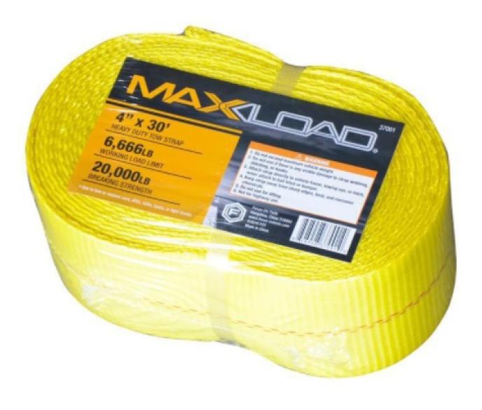 MaxLoad Vehicle Recovery Tow Strap