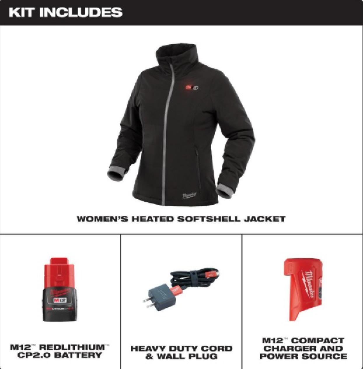 Milwaukee M12™ Women's Heated AXIS™ Jacket Includes