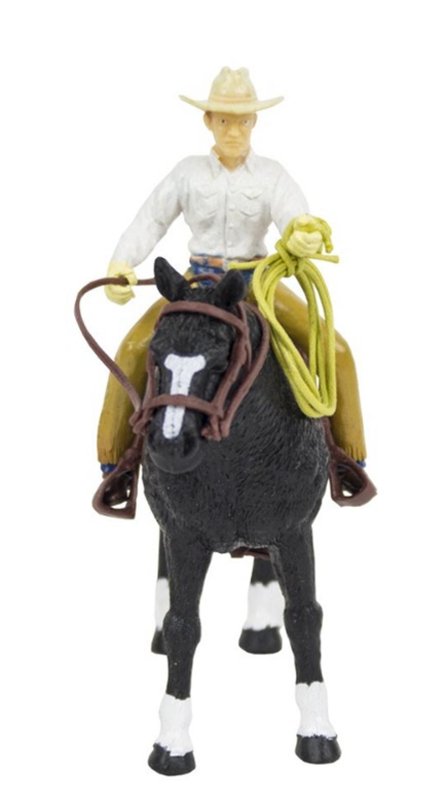 Big Country Farm Toys Cowboy on Horse Front