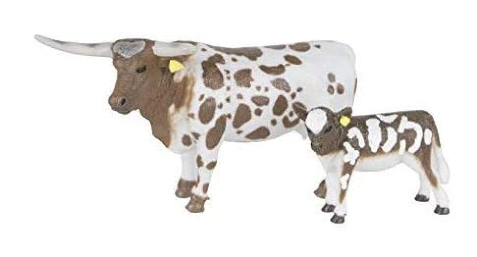 Big Country Farm Toys Longhorn Cow & Calf