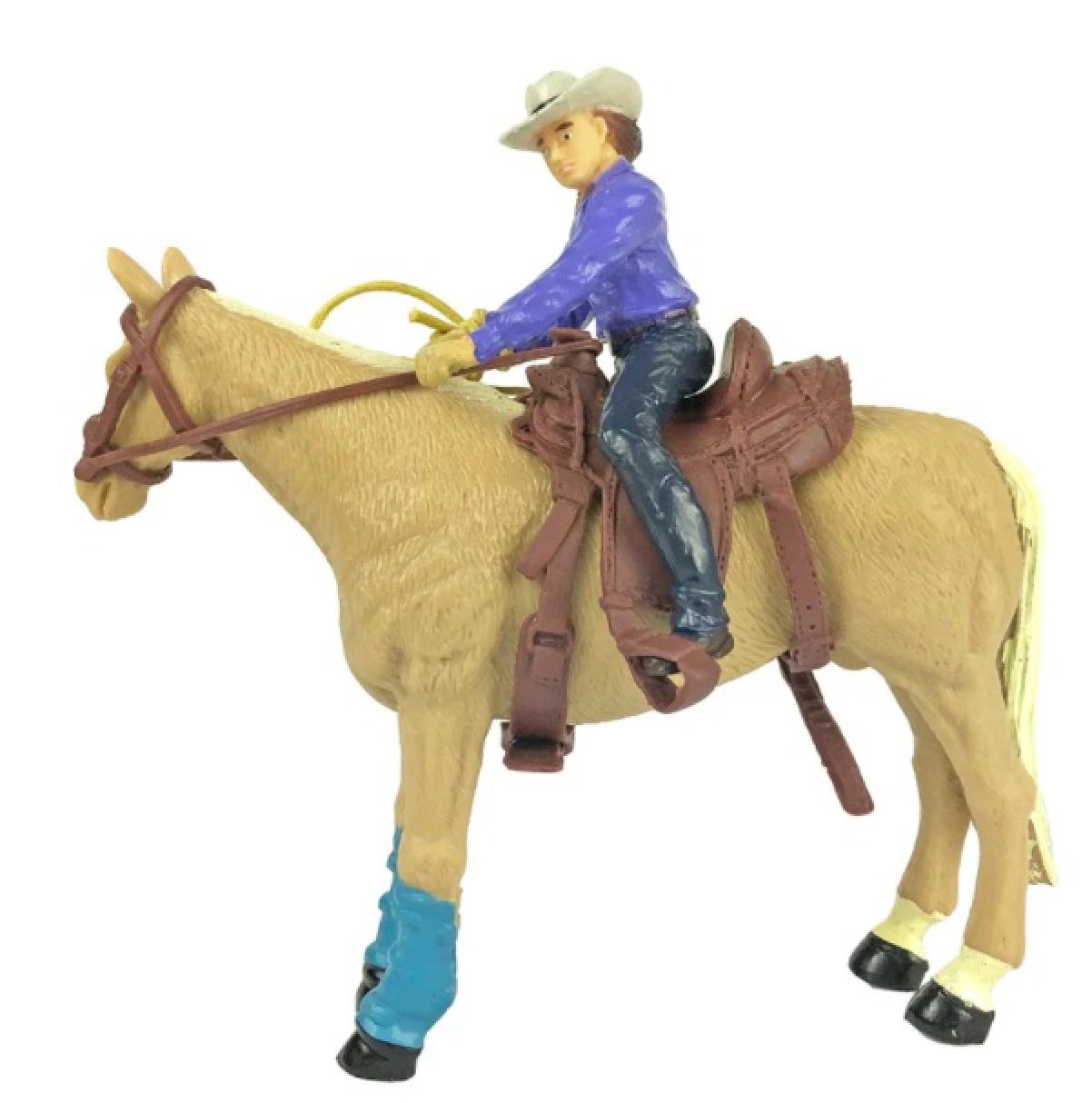 Big Country Farm Toys All Around Cowgirl Horse and Girl Left Side