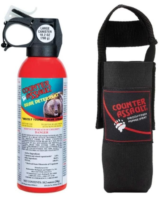 Counter Assault Bear Repellant Spray 10.2 oz with Holster