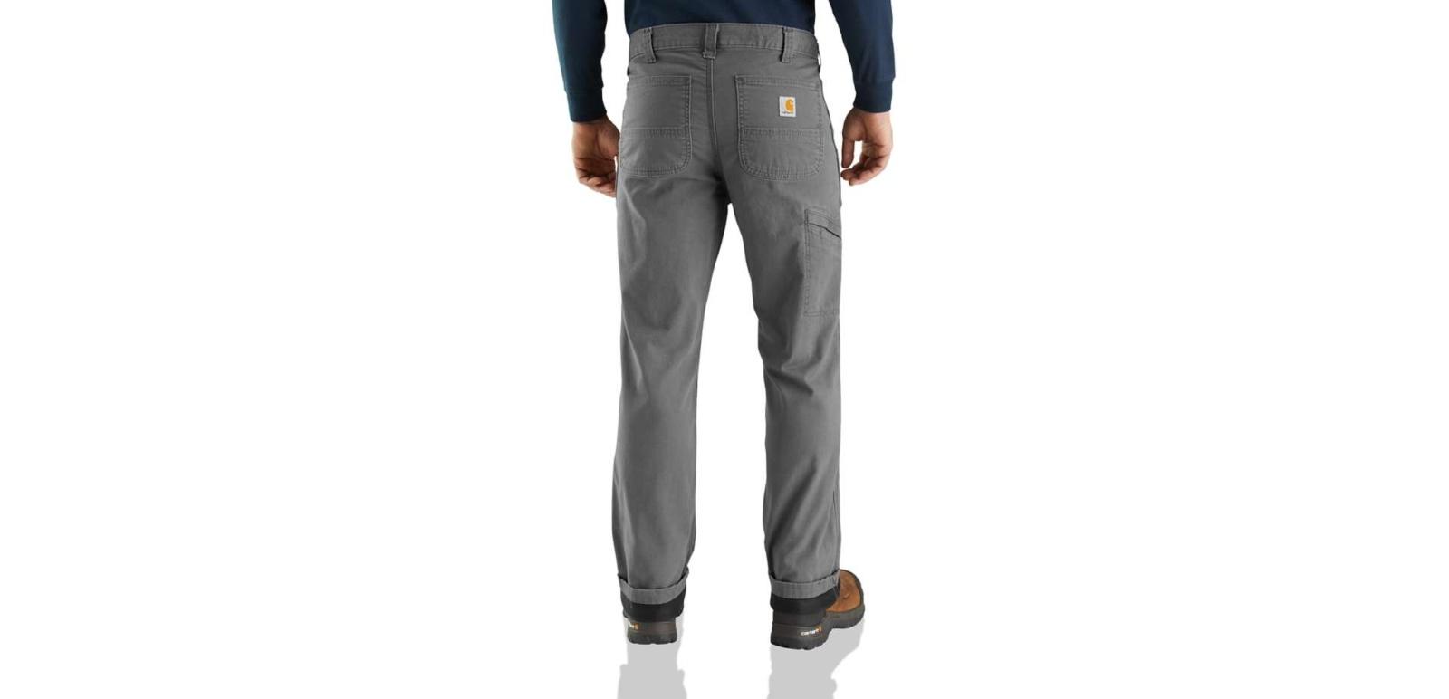 Carhartt Mens Rugged Flex® Rigby Dungaree Knit Lined Pant
