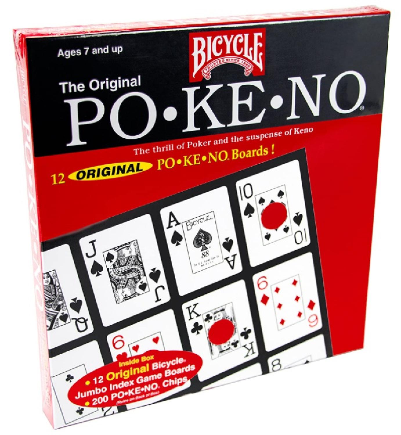 Brybelly Bicycle Po-Ke-No with Deck of Playing Cards