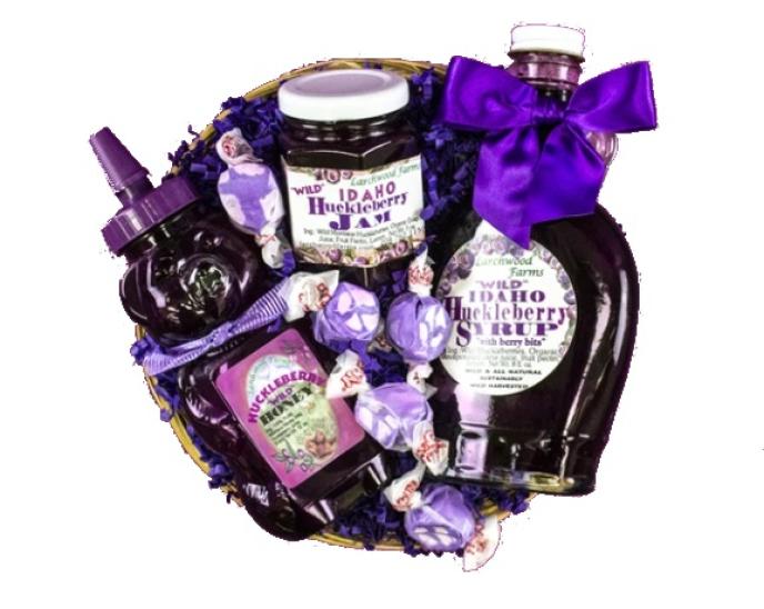 Larchwood Farms Huckleberry Bear's Favorite Things Gift Basket