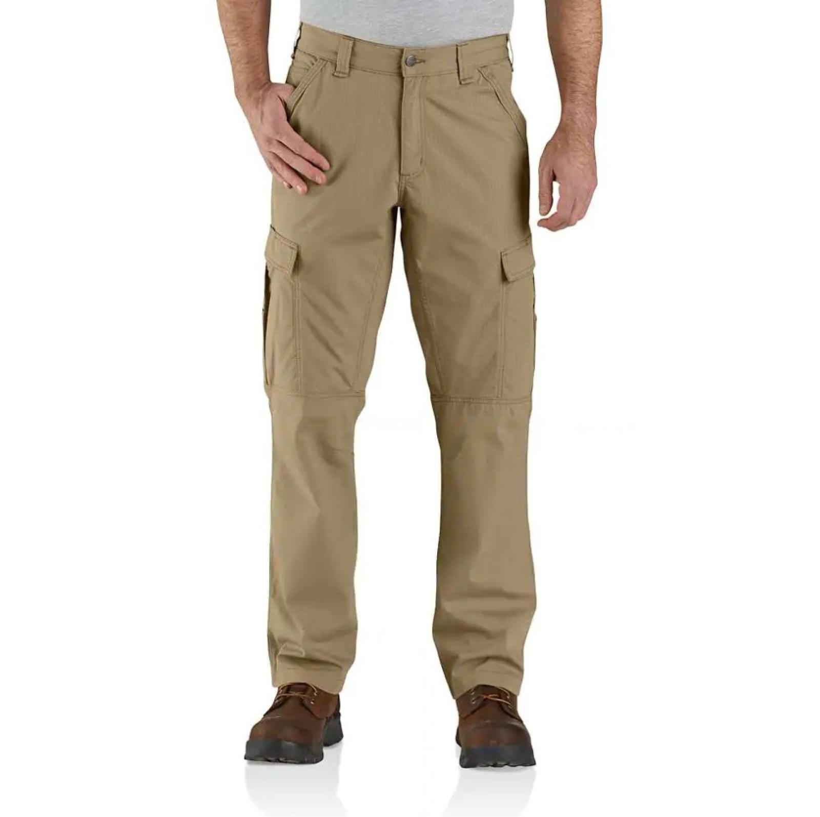 Carhartt Men's Force® Relaxed Fit Ripstop Cargo Pant  Dark Khaki Front