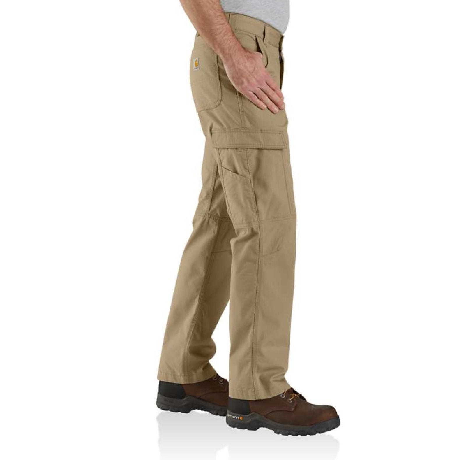 Carhartt Men's Force® Relaxed Fit Ripstop Cargo Pant Dark Khaki Right Side