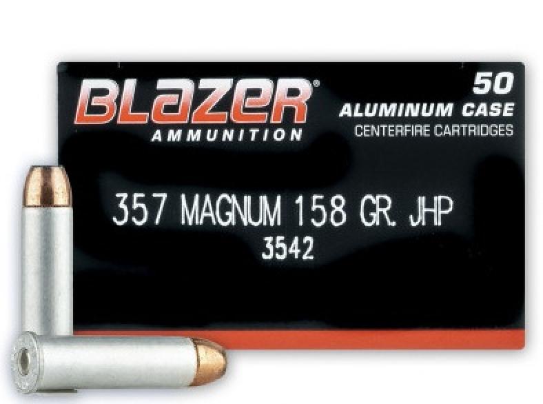 CCI .357 MAG 158 Grain JHP 50 Round Box Aluminum Case Info and Bullets