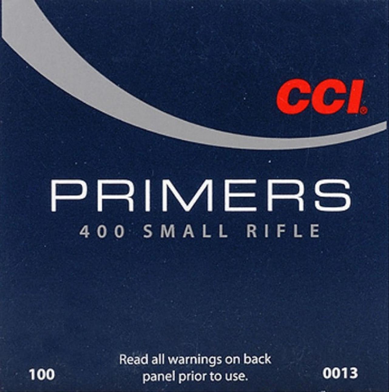 CCI 400 Small Rifle Primers 100 Pack