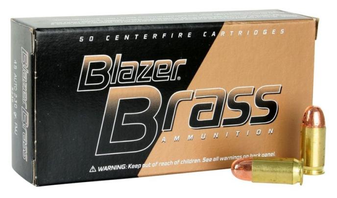 CCI Blazer .45 ACP 230 Grain, Full Metal Jacket Round Nose, 50round/Box