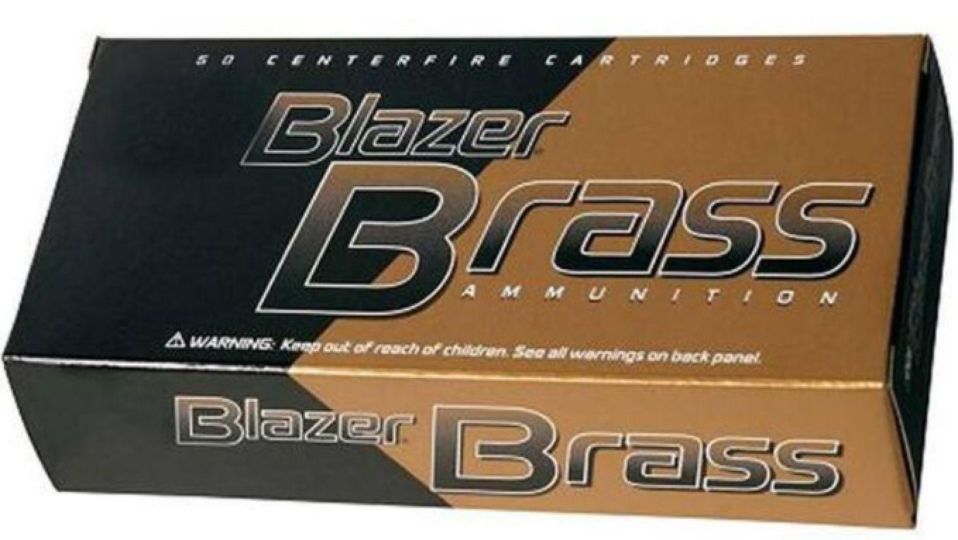CCI Blazer Brass .40 S&W 165 Grain FMJ 50 Round Box