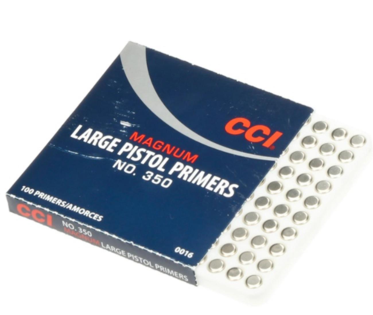 CCI Magnum Large Pistol Primers 350 - 100 Count