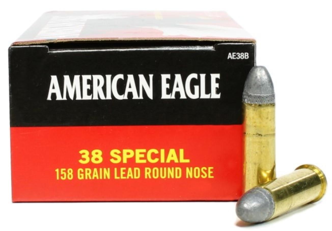 Federal Premium American Eagle .38 Special 158 Grain Lead Round Nose Info