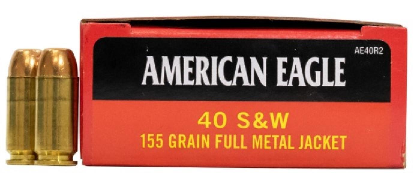 Federal Premium American Eagle .40 S&W 155 Grain Full Metal Jacket Info
