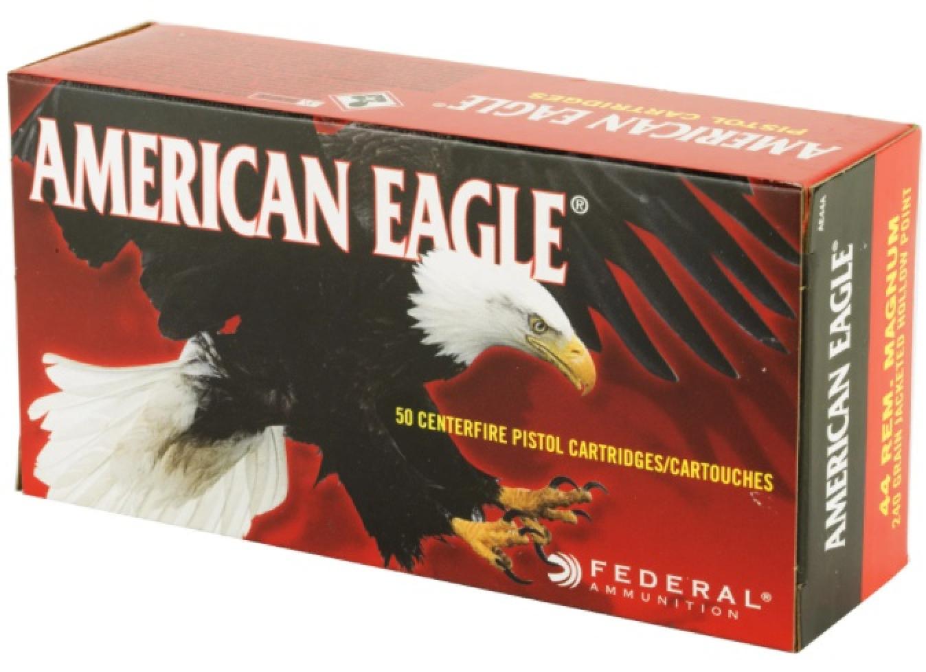 Federal Premium American Eagle .44 Remington Magnum 240 Grain Jacketed Hollow Point