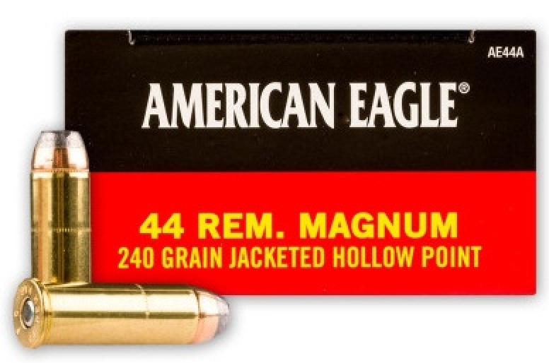 Federal Premium American Eagle .44 Remington Magnum 240 Grain Jacketed Hollow Point Info