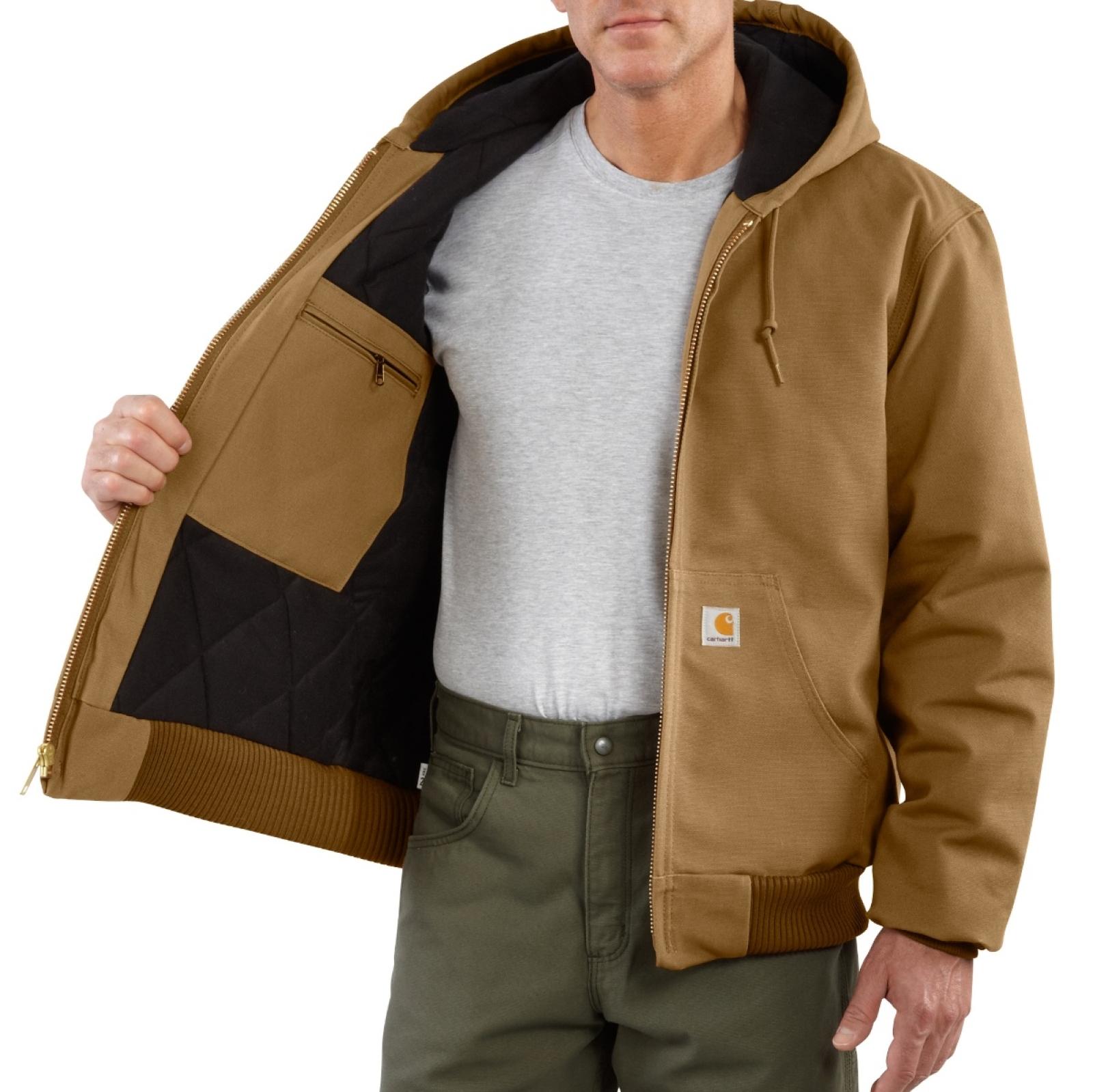 Carhartt Duck Quilted Flannel-Lined Active Jac
