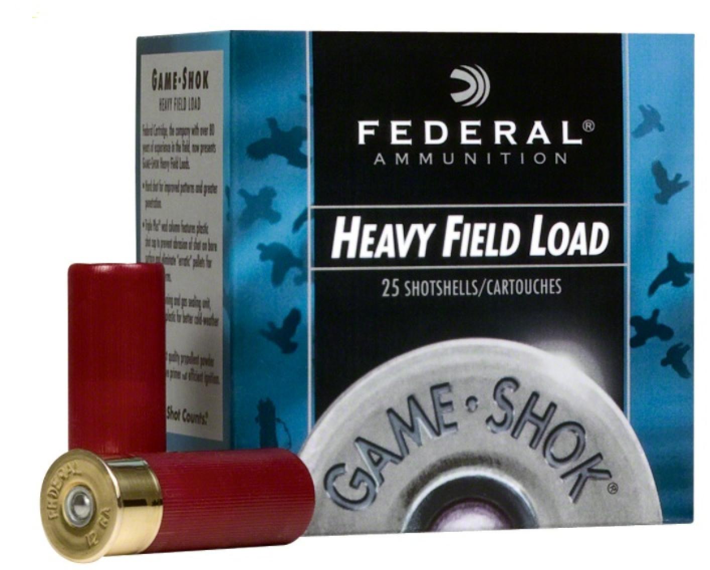 Federal Premium Game Shok Upland Heavy Field Load 12 Gauge Shotshells #5