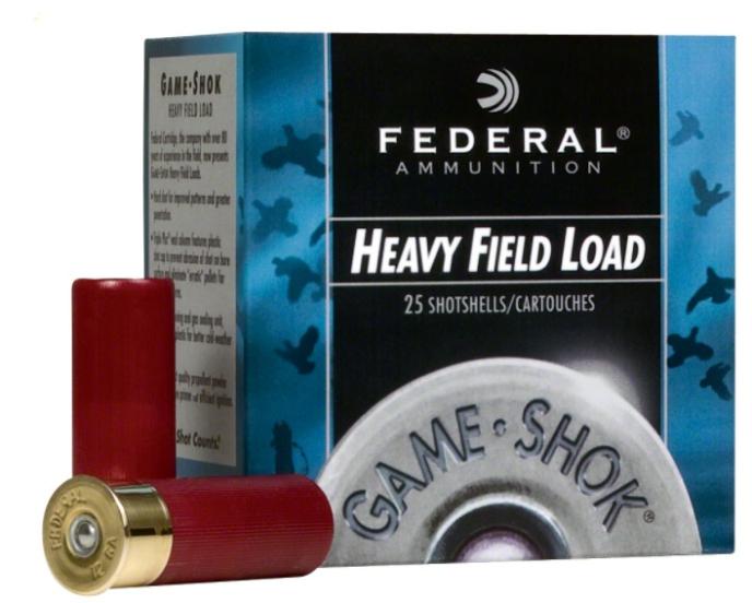 Federal Premium Game Shok Upland Heavy Field Load 12 Gauge Shotshells #6