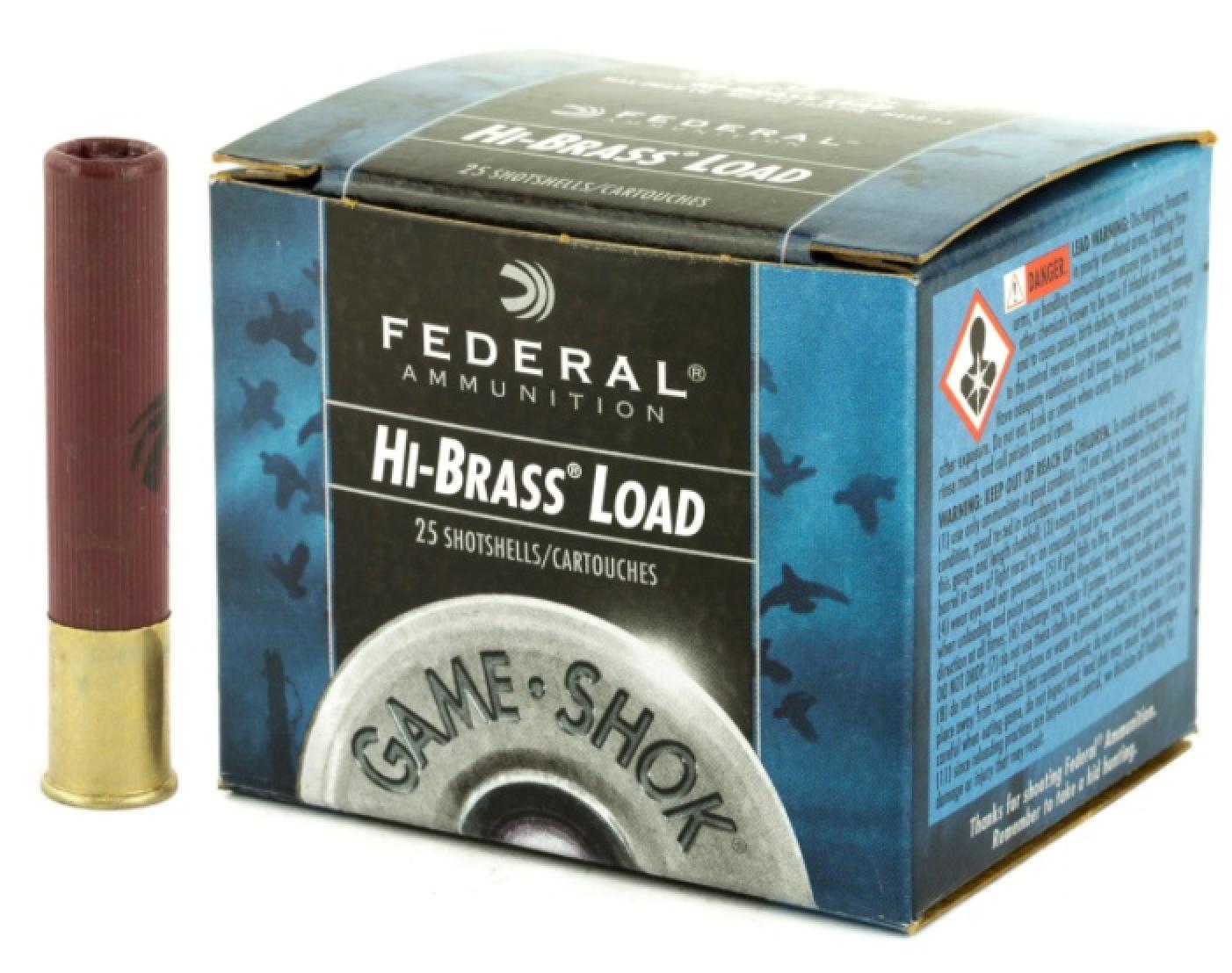 Federal Premium Game Shok Upland Hi-Brass Load 410 Bore #6 Shotshells